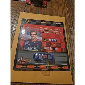 Dale Jarrett #88 Ford Quality Care 1:64 NASCAR Diecast with Driver Stats Book
